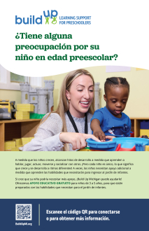 Thumbnail image of Spanish Build Up Michigan Childcare Poster