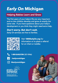 Thumbnail image of English Early On and Build Up Michigan Information Card